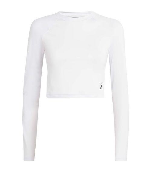 Long-Sleeve Studio Crop Top
