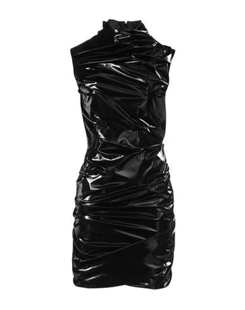 Woman Mini dress Black Size 4 Polyester, Polyurethane