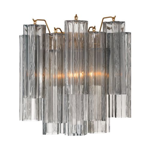 Aged Brass Wall Sconce from the Addis Collection