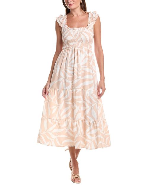 Printed Midi Dress