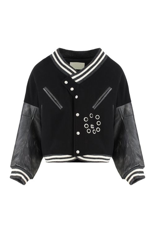 Long-sleeve Bomber Jacket
