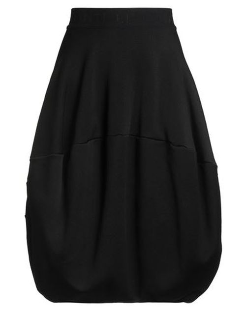 Woman Midi skirt Black Size M Virgin Wool