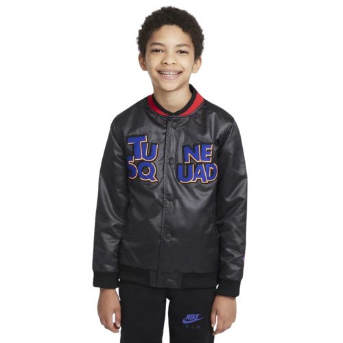 Space Jam A New Legacy DM2981-010 Jacket Kids Black Snap Front RED437