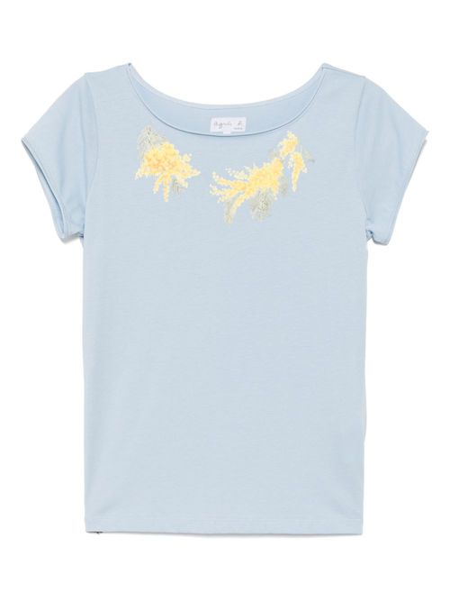 Agnès b. cotton T-shirt - Blue