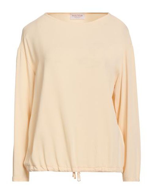 Frida Madè Woman Top Cream Size L Cotton, Elastane