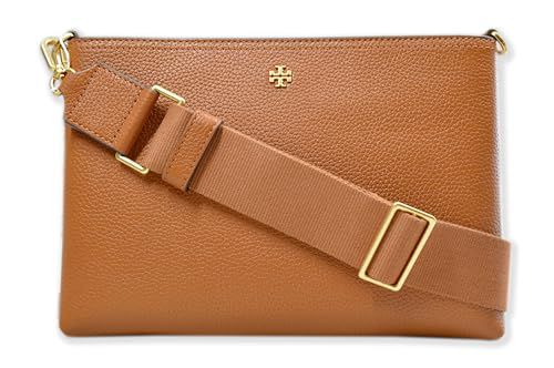 Tory Burch Womens Blake Swingpack Pebbled Leather Crossbody Shoulder Bag