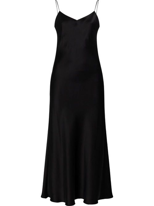 Lyon maxi slip dress - Black