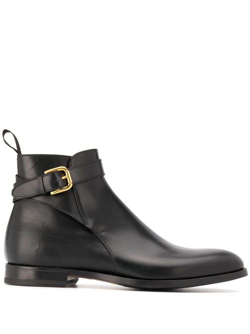 Taylor buckled ankle boots - Black