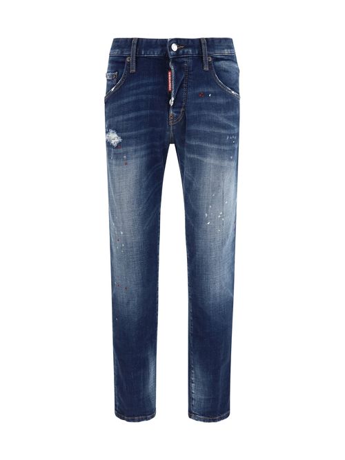Distressed Skater Jeans — Navy