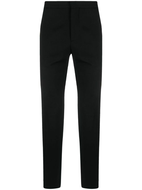 Mid-rise tailored trousers - Black