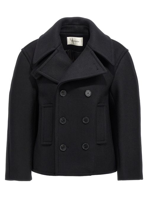 Oversized Caban Coat Coats, Trench Coats