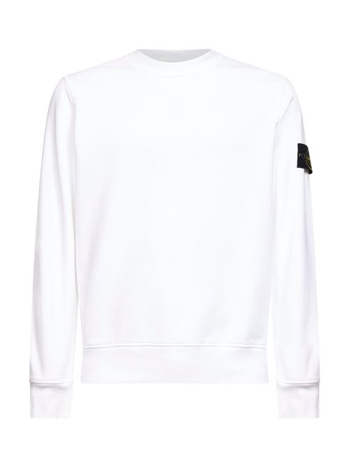 Organic Cotton Crewneck Sweatshirt — White