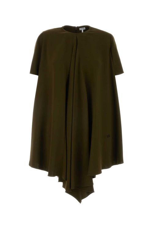 Trapeze Dress — Green