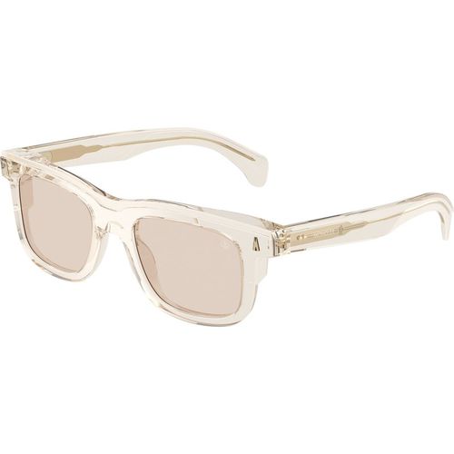 Moncler Unisex Moncler ME6004 CLARO 3003M4 Sunglasses Acetate White Brown Squared Photochromic