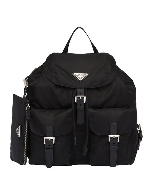 Re-Nylon Medium Backpack with Pouch