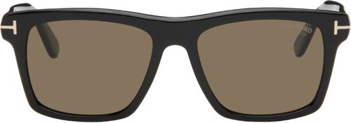 TOM FORD Black Polarized Buckley Sunglasses