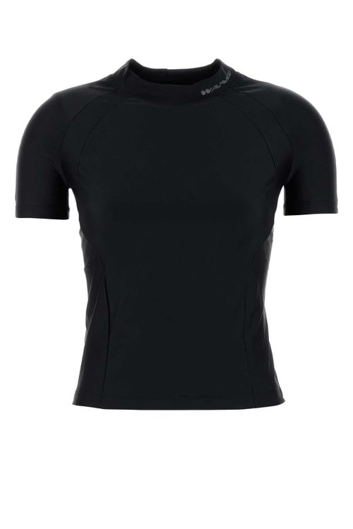 Stretch Nylon Rashguard T-Shirt — Black
