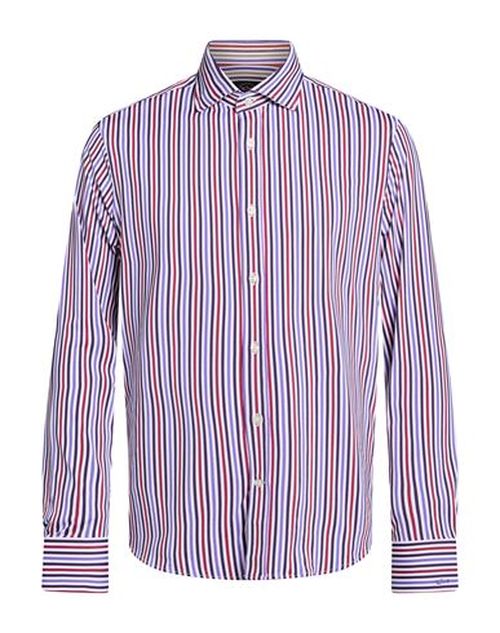 Man Shirt Burgundy Size 15 Cotton