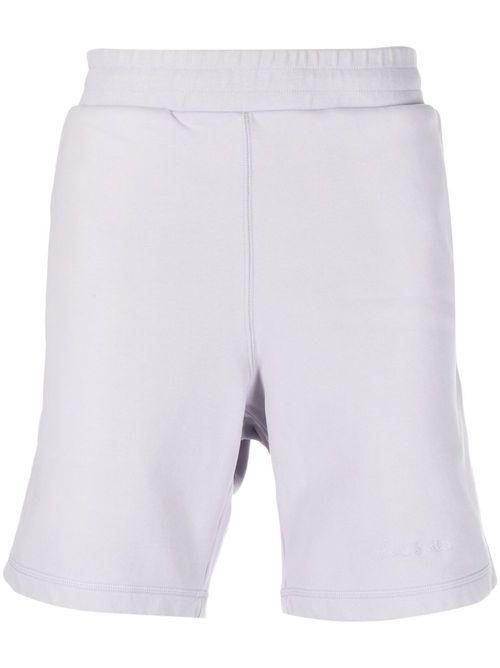 Organic cotton track shorts - Purple