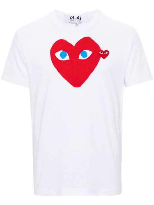 White Crewneck Logo T-shirt