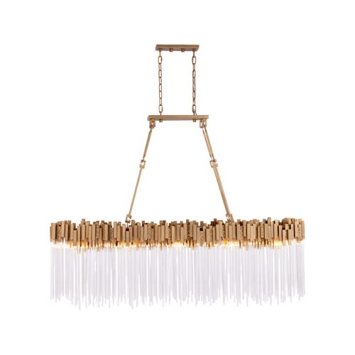 Havana Gold Linear Pendant from the Matrix Collection