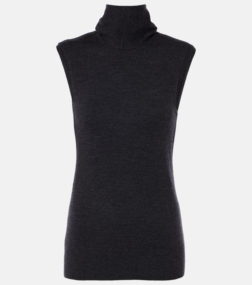 Sash wool-blend sweater