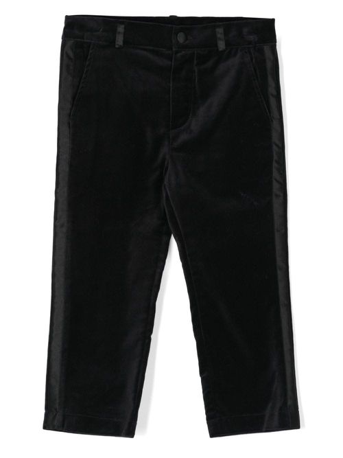 Straight-leg trousers - Black