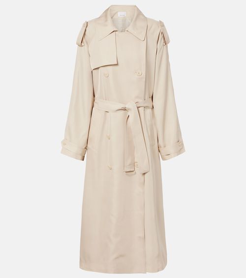 Veyron ovesized twill trench coat
