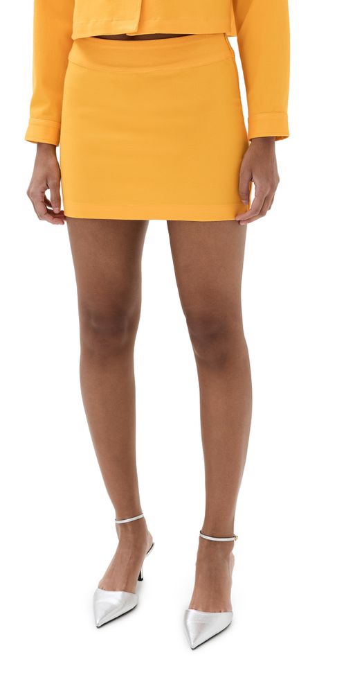 Emmanuela Twill Mini Skirt Marzipan