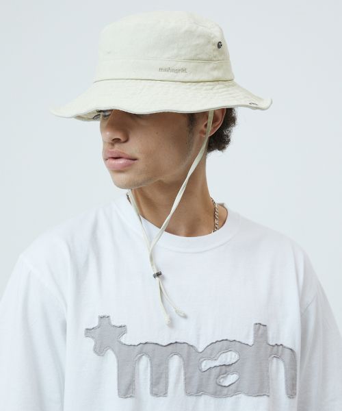 WASHED SAFARI BUCKET HAT YELLOW