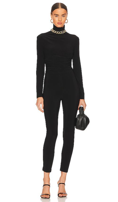 Norma Kamali CATSUIT in Black. Größe XXS. Also in L, M