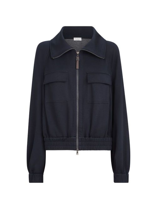 Cotton And Silk Sweatshirt