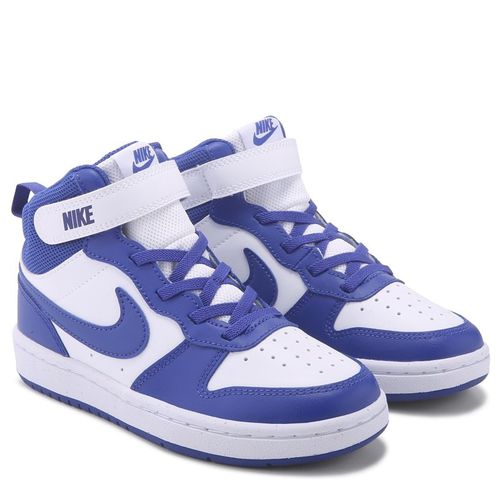 Kids' Court Borough Mid 2 High Top Sneaker Little Kid Shoes (Blue/White)