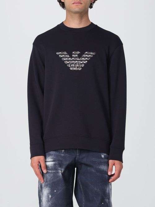 Sweatshirt Men color Blue