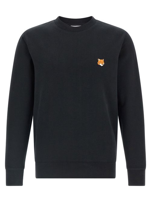 Fox Head Patch Sweatshirt — Black