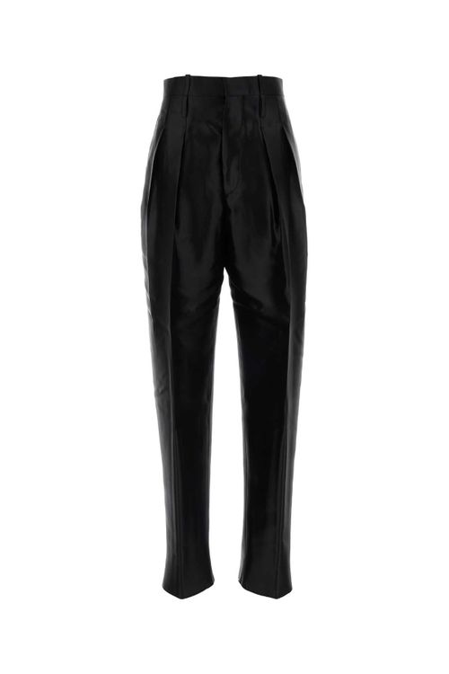 Taffeta Trousers — Black