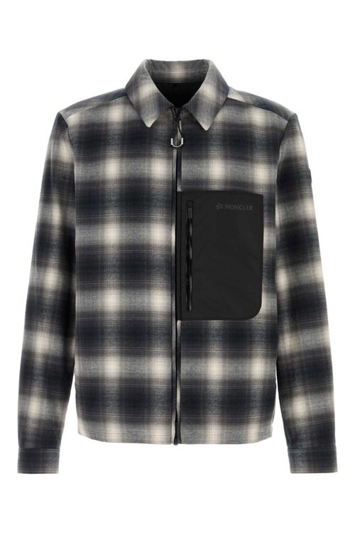 Black Check Shirt Jacket