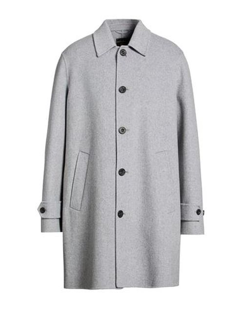 Man Coat Light grey Size XL Wool, Polyester
