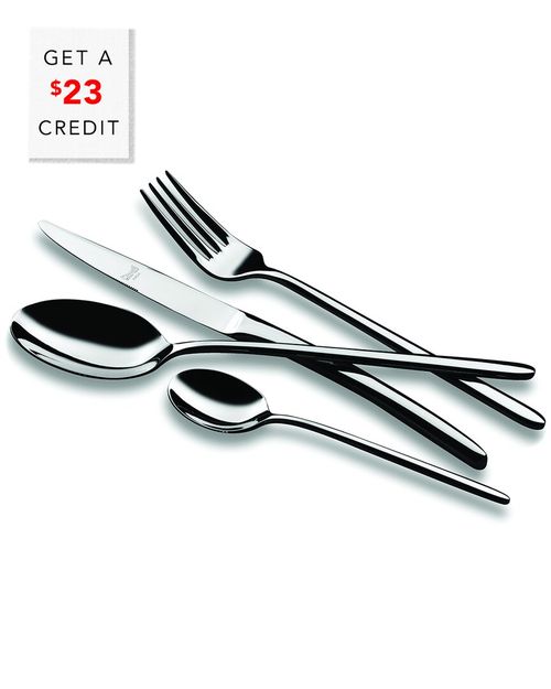 24Pc Flatware Set With $23 Credit