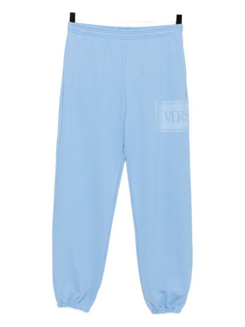 90s vintage logo sweatpants - Blue