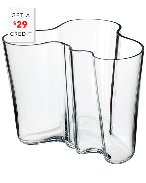 Aalto 6.25In Clear Vase With $29 Credit