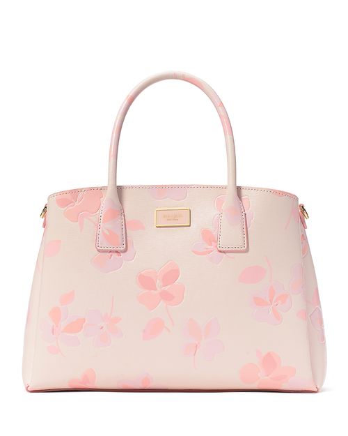 Serena Spring Pansies Satchel