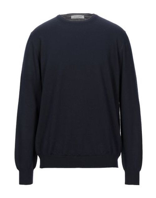 Man Sweater Midnight blue Size 46 Virgin Wool