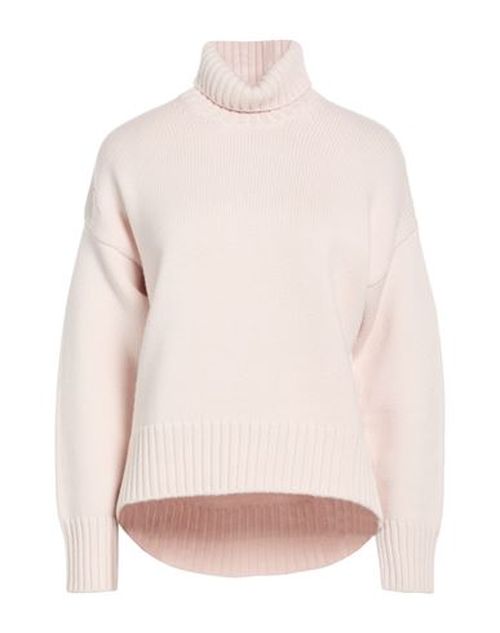 Woman Turtleneck Light pink Size 4 Merino Wool