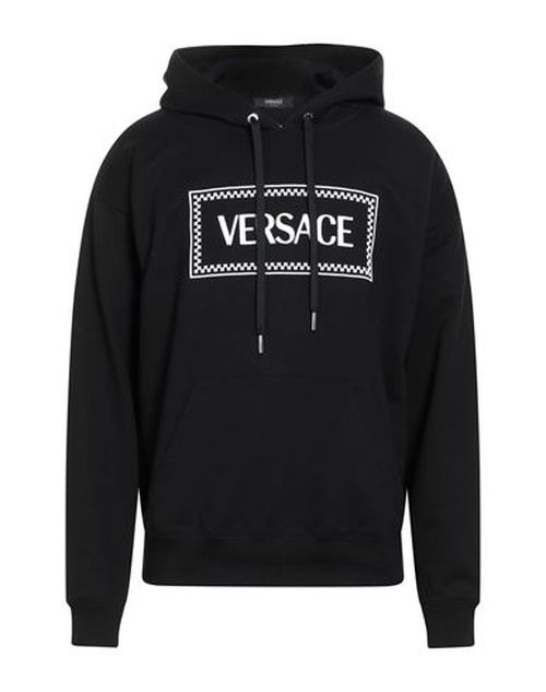 Man Sweatshirt Black Size S Cotton