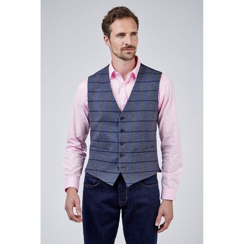 Check Tweed Waistcoat
