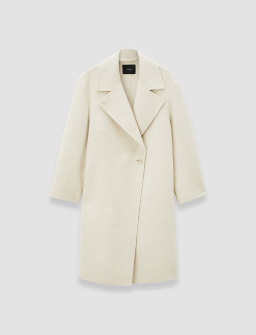 Yves Brushed Double Face Alpaca Coat - 32