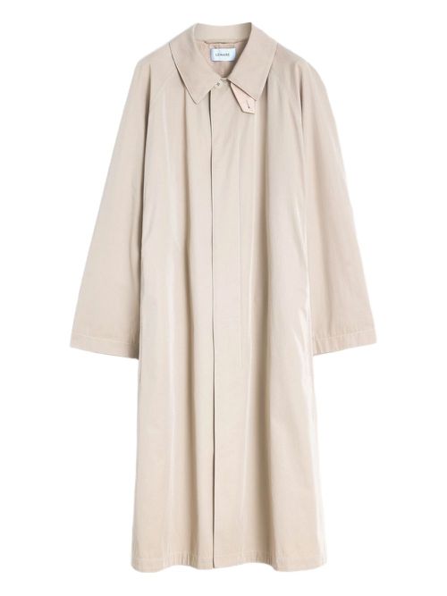 LEMAIRE stand-up collar coat - Neutrals