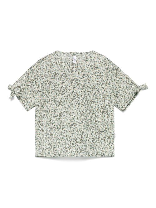 Floral-print blouse - Green
