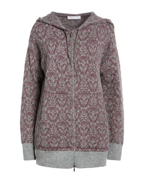 Woman Cardigan Mauve Size 6 Virgin Wool, Synthetic fibers, Mohair wool, Alpaca wool, Cashmere